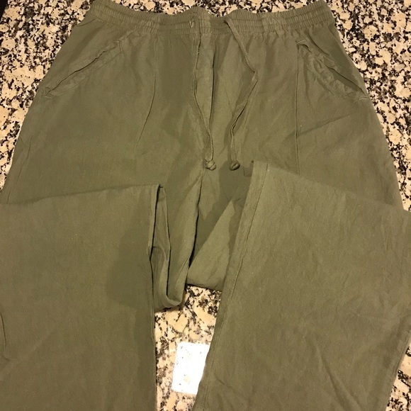 White Stag Pants - White Stag olive green pants